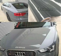 50FT x 5FT Cement Gray Ultra Gloss Vinyl For Whole Car Wrapping Graphics Film US
