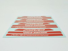 JAPAN MATERIAL VOLK RACING CE28 CLUB RACING II BLACK EDITION STICKER #R067
