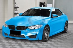 Premium Matte Metallic Satin Pearl Azure Blue Vinyl Car Wrap Sticker Decal Film