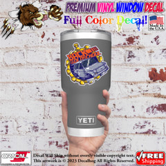 Back To The Oldschool Funny Full Color Car Truck Window Vinyl Decal Sticker.