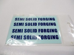 JAPAN MATERIAL SSR SEMI SOLID FORGING HIGH QUALITY REPLACEMENT STICKER #R039