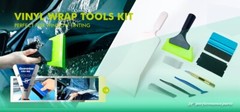 Car Squeegee for Windshields Glass Vinyls, Bulldozer Squeegee Window Tint Kit