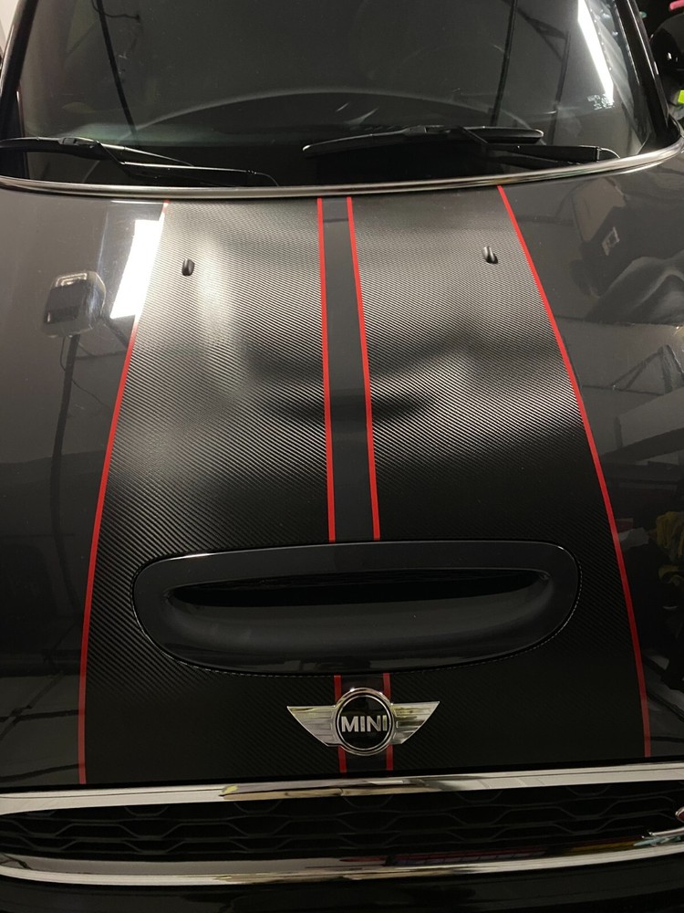 2 color Dual 10″ stripes fit any Mini Cooper Countryman Clubman S JCW Coupe