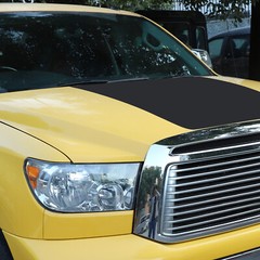 Black Decal Hood Trim Vinyls Decal For Toyot Tundra 2007-2013