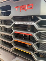 Toyota Tundra TRD indent and heritage front grill decals 2022