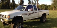 VINTAGE STYLE RETRO VINYL DECALS, GRAPHICS, FITS 89 TO 94 TOYOTA PICKUP
