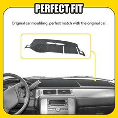 Gray Dashboard Cover Pad Mat for 07-13 Chevrolet Silverado All Trim Levels 1-5X