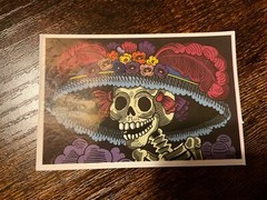 Motorcycle Sticker for Helmets or toolbox #5,424 Skeleton Skull Zombie