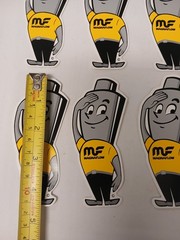Lot of 6 MF MAGNAFLOW DECALS STICKERS Performance Exhaust Racing Parts Car Truck