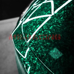 ESSMO PET Marble Forged Gloss Carbon Fiber Emerald Green Car Vinyl Wrap Decal