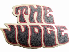 One Pair (Two Pieces) “The Judge” Decals, Black and Red – NEW