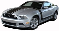 Mustang 2013-2014 BOSS 302 Side Hood Stripes Decals 3M Pro Cast Vinyl Graphics