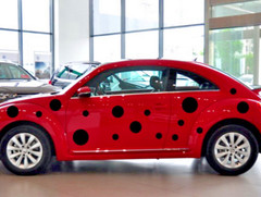 Car Decals Sports Dots for Beetle Mini Vinyl Motor Side Stickers ZC680 44pcs