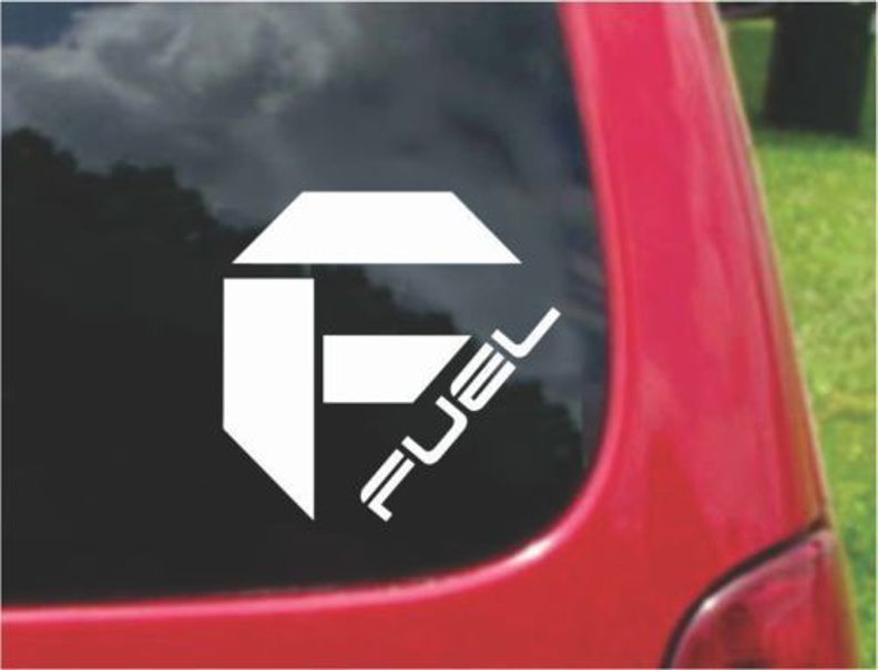 2 (PCS) FUEL Stickers Decals 20 Colors To Choose From