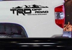 TRD Off Road Vinyl Decal Fits Toyota Tacoma Tundra Truck bedside set of 2 MTIII