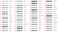4″x30″ Custom Outdoor Vinyl Lettering Decal Sticker Truck Car Windshield Bumper!