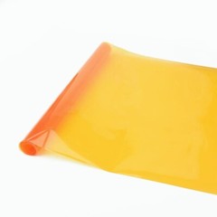 Transparent Orange Len For Headlight Taillamp Vinyl Protection Wrap Film12″x78″