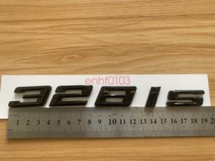 Gloss Black 3D ABS Letters Trunk 328is Emblem Rear Badge for BMW 2017-2022 328is