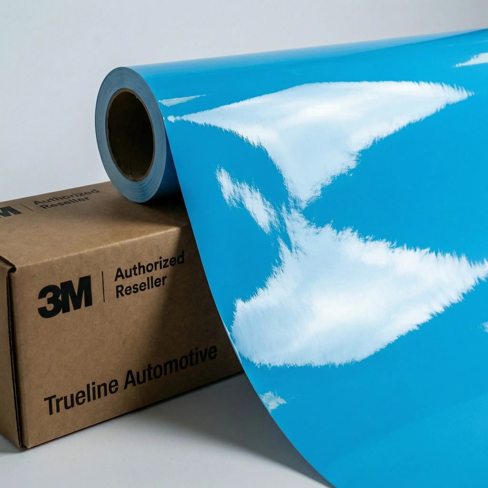 High Gloss Sky Blue – 3M 2080 HG77 Vinyl Wrap Film All Sizes Dual Cast