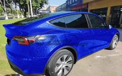 Gloss Diamond Glitter Royal Blue Sparkle Metallic Vinyl Wrap Sticker Decal Sheet