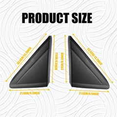 Front Left/Right Mirror Corner Triangle Fender Cover for Ford Escape 2013-2019 E