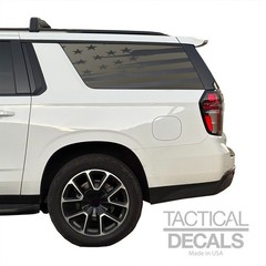 Distressed USA flag design Decal for 2021-2025 Chevy Suburban Yukon XL CS5-XR1
