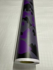Purple Black Gray Camo Vinyl Car Wrap Sheet +Free Tools( 2 feet & up )