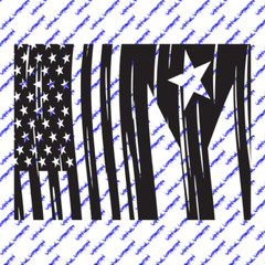 Rear Sliding Window Distressed Puerto American Flag Decal For Dodge Ram 2009-18