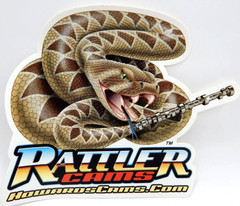 X2 Vinyl Decal Sticker Howards Rattler Cams 5″ Snake Viper Race Car Racing PAIR