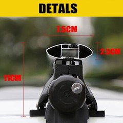 2PCS for Nissan Altima Lockable Roof Rail Rack Rooftop Luggage Sedan