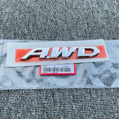 GENUINE Silver AWD Badge Rear Trunk Emblem FOR HONDA HRV CRV PILOT/RIDGELINE