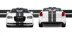 Dual 10″ Racing Stripes Self Healing Vinyl fits Chrysler 300 2011 to 2020