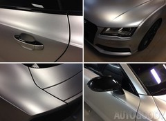 120″x60″ Satin Matte Chrome Metallic Silver Vinyl Film Wrap Sticker Bubble Free