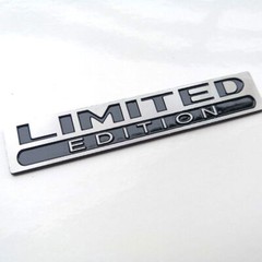 3D Limited Edition Logo Car Chrome Emblem Badge Metal Decal Sticker Accessories