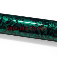 ESSMO PET Marble Forged Gloss Carbon Fiber Emerald Green Car Vinyl Wrap Decal