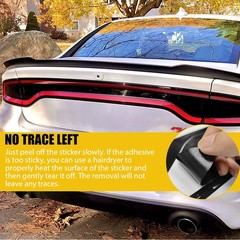 Smoked Tail Light Film Trim for Dodge Charger 2015-2022 Tint Vinyl 4pcs VLT-20%