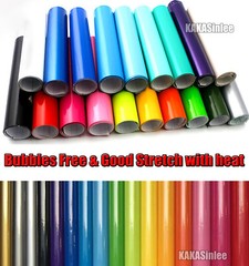 Flexible Crystal Glossy Metallic Whole Car Vinyl Wrap Truck Sticker Air Free US