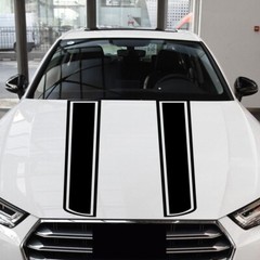 Racing Stripe Stickers Car Hood Bonnet Body Side Decals Waterproof Decoration