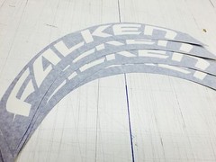 18″ Falken Tire Stencil For Paint Nitto Good Year Michellin Bridgestone Toyo ++