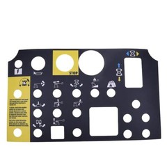 72081GT 72081 Platform Control Panel Decal for Genie Boom Lift Z-34/22 Z-30/20