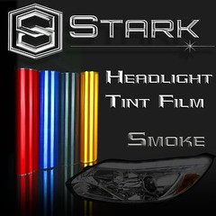 Premium Color Smoke Tint Headlights Tail Lights Fog Lights Vinyl Gloss Wrap Film