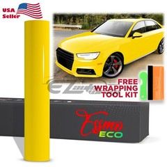 1FTx5FT PPF Lemon Yellow Gloss Color Vinyl Paint Protection Film Scratch Wrap