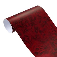 Car Interior Wood Grain Textured Glossy Vinyl Wrap Sticker DIY Decal Sheet Film