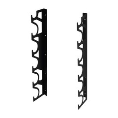 6-Roll Wall-Mounted Vinyl Film Rolls Rack Window Tint Organizer Display Holder