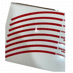 TOP MATERIAL RED SPRINT HART CP-F HIGH QUALITY REPLACEMENT DECAL STICKER SET