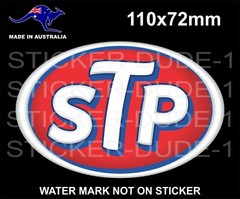 STP STICKER FOR DRAG CAR HOT ROD RAT ROD FORD HOLDEN TOOLBOX BEER FRIDGE ETC