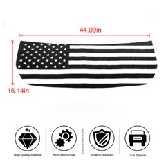 PVC Car Front Engine Hood Sticker Decal Cover Trim For Ford Bronco 2021+ US Flag