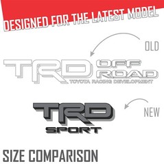2024 toyota tacoma trd sport decal, Set of 2, Black, Gray