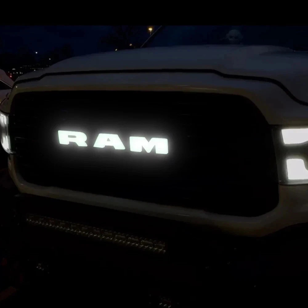 2019-23 RAM Lighted Grille Emblem, Chrome