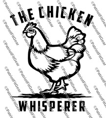 Chicken Whisperer, Chicken, Fowl, Rooster, Poultry Farm, Hen, Custom Vinyl Decal